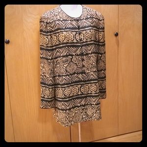 Liz Claiborne Tunic/Jaket type blouse size 12